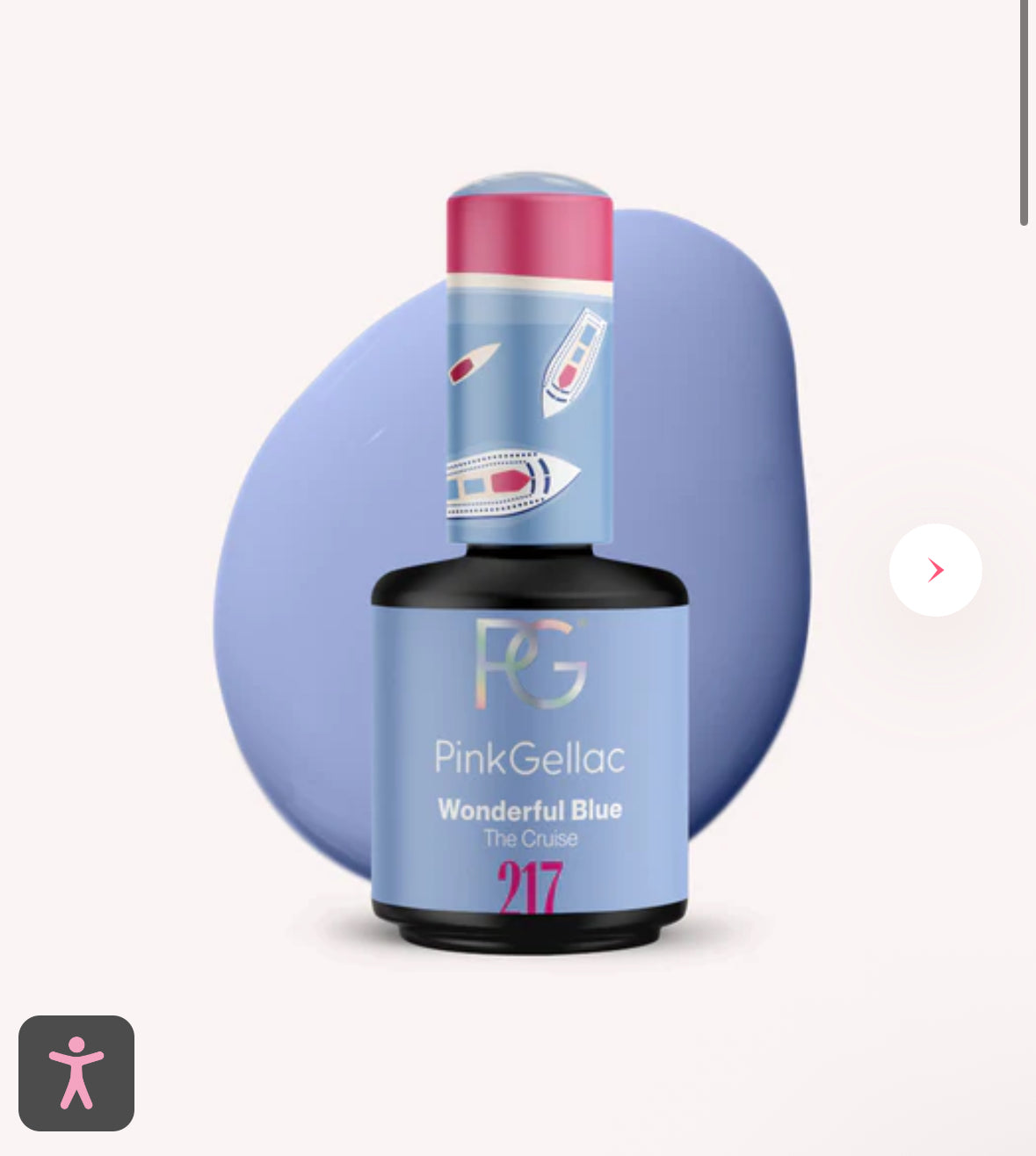 Pink Gellac Wonderful Blue - 217