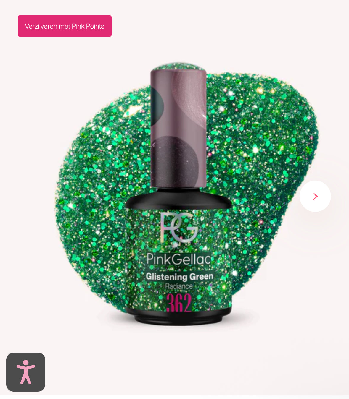 Pink Gellac Glistening Green - 362