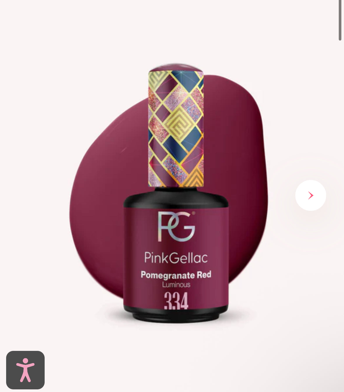 Pink Gellac Pomegranate Red - 334