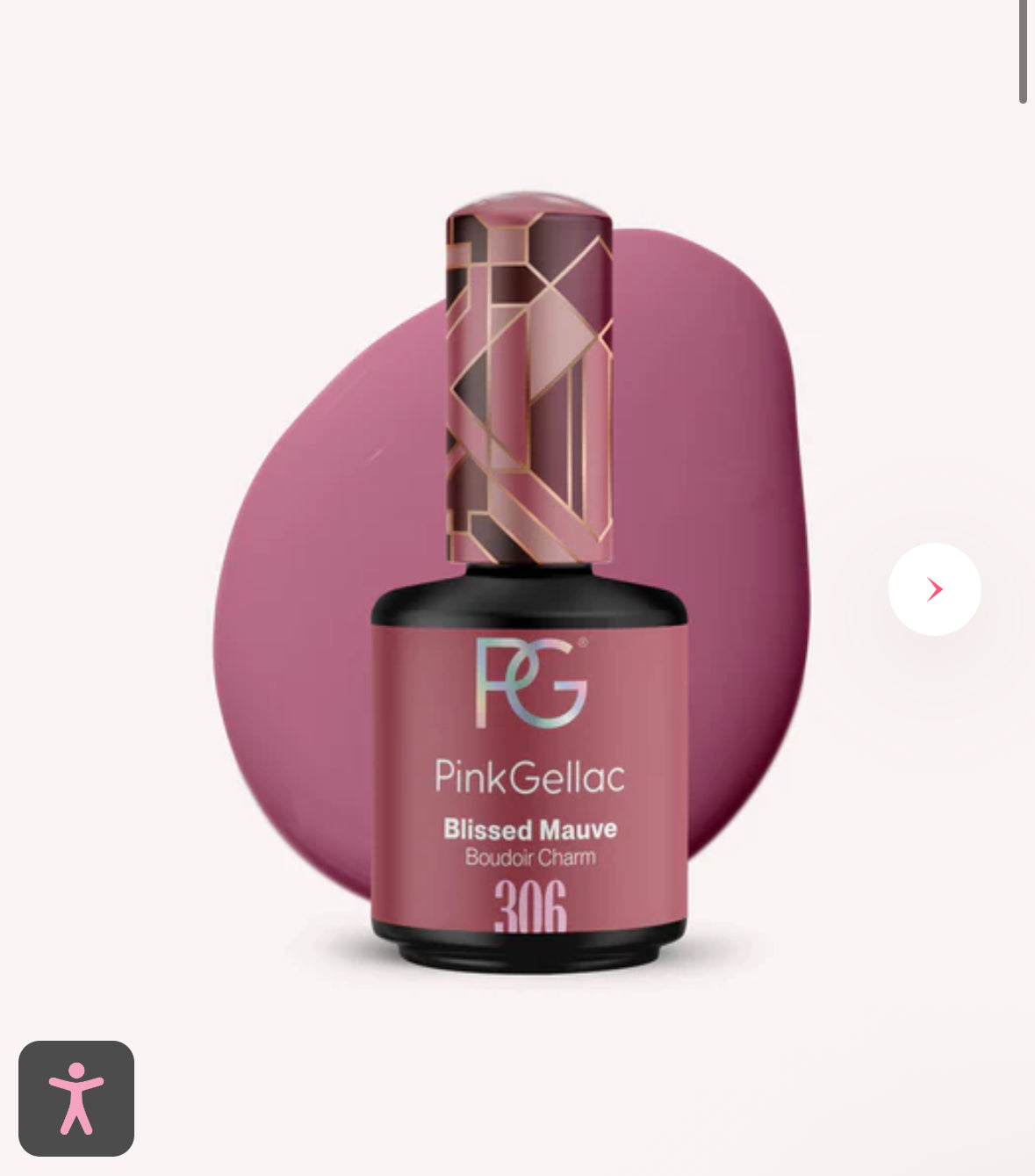 Pink Gellac Blissed Mauve - 306