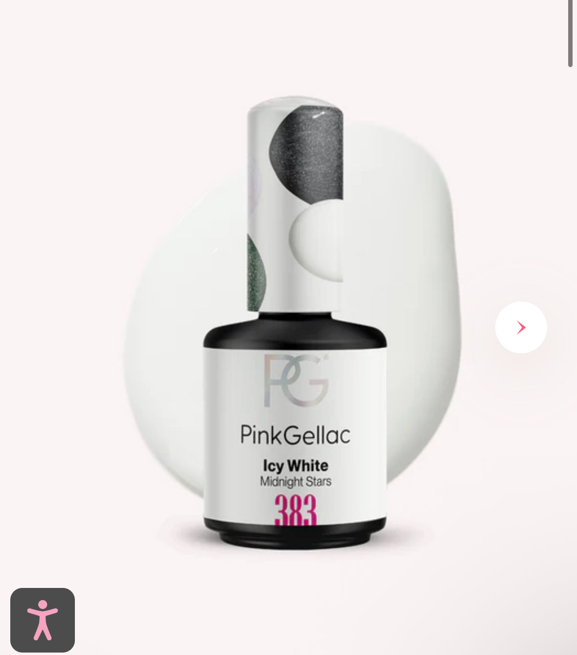 Pink Gellac Icy White - 383