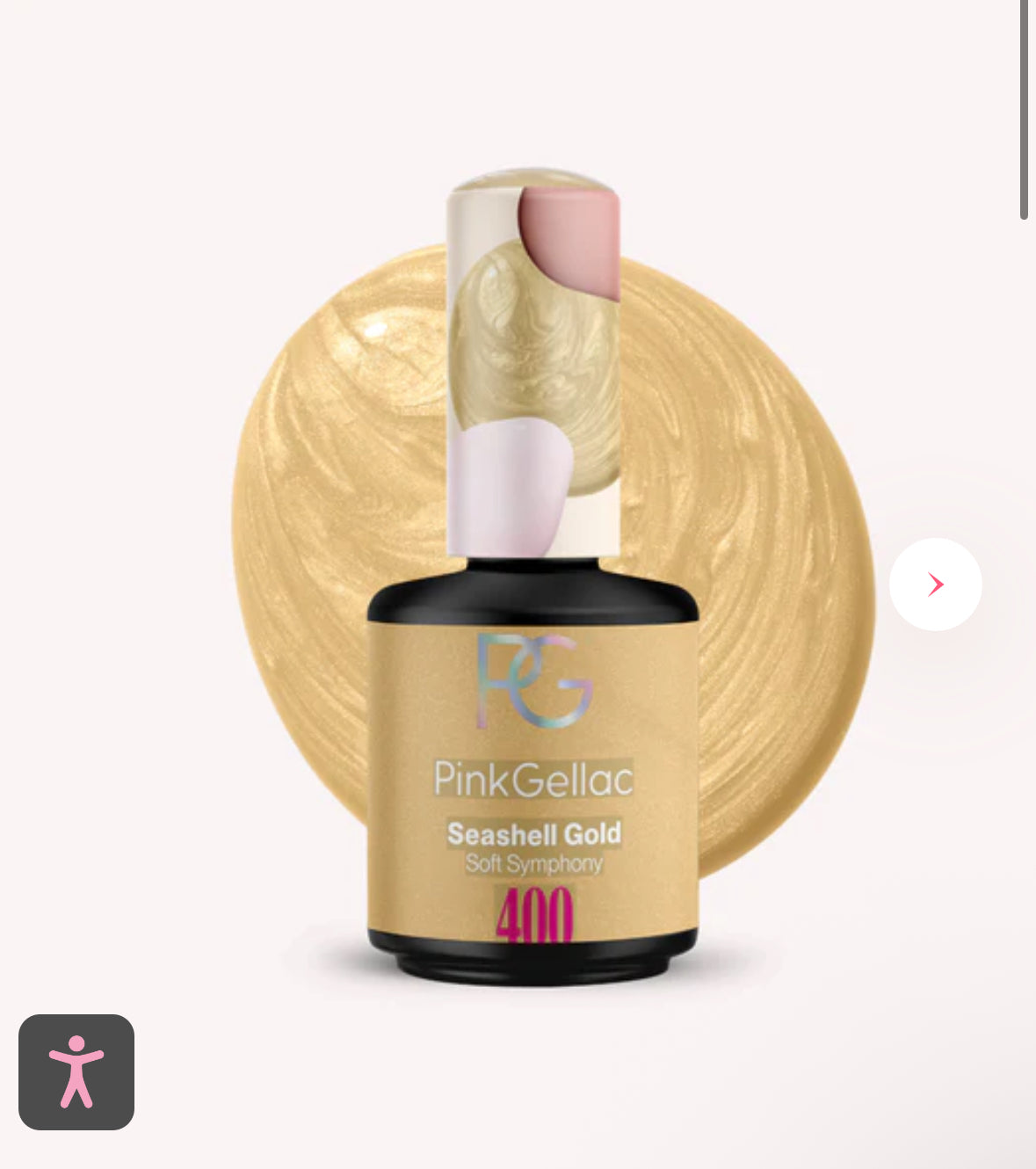 Pink Gellac Seashell Gold - 400