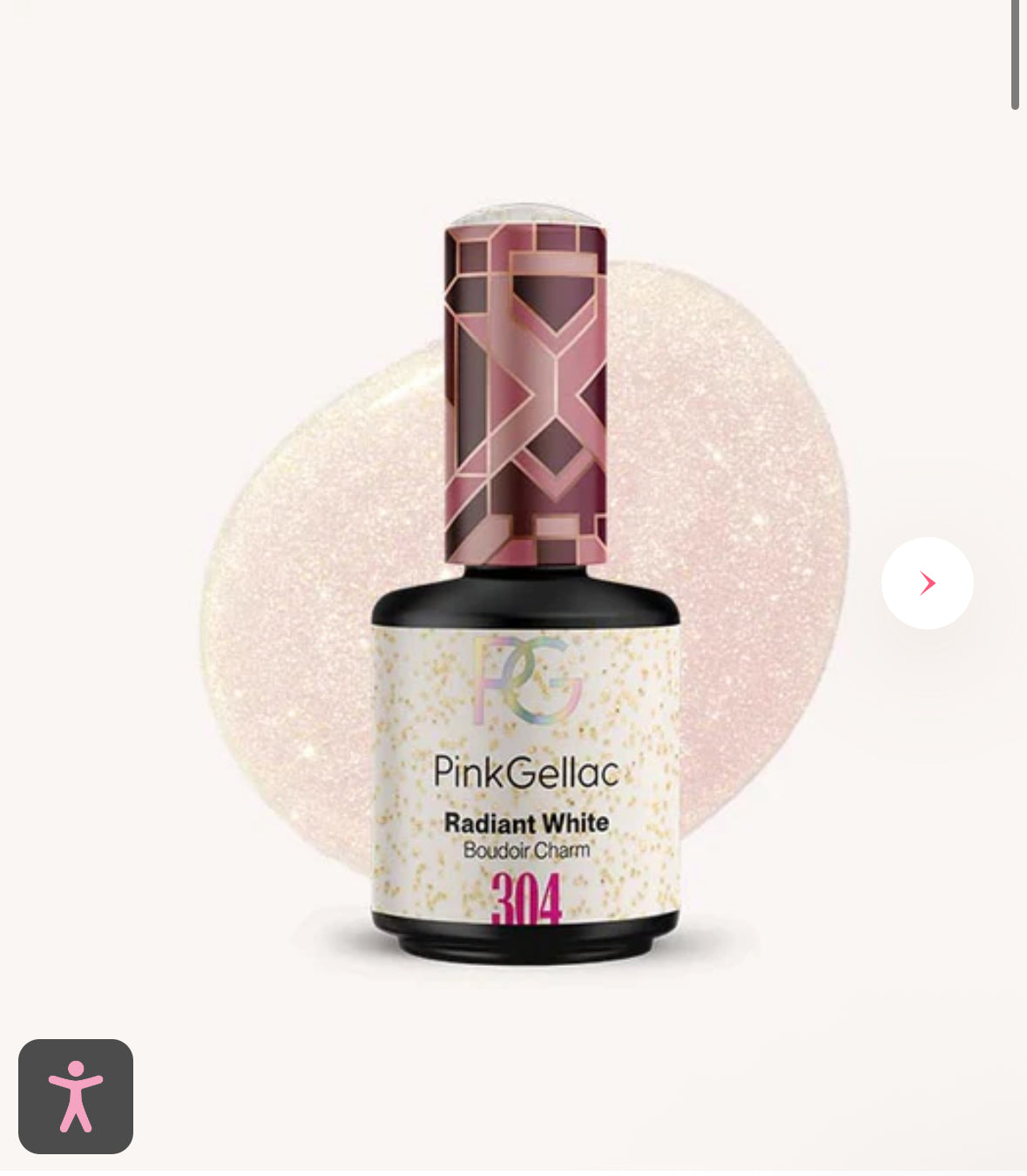 Pink Gellac Radiant White - 304