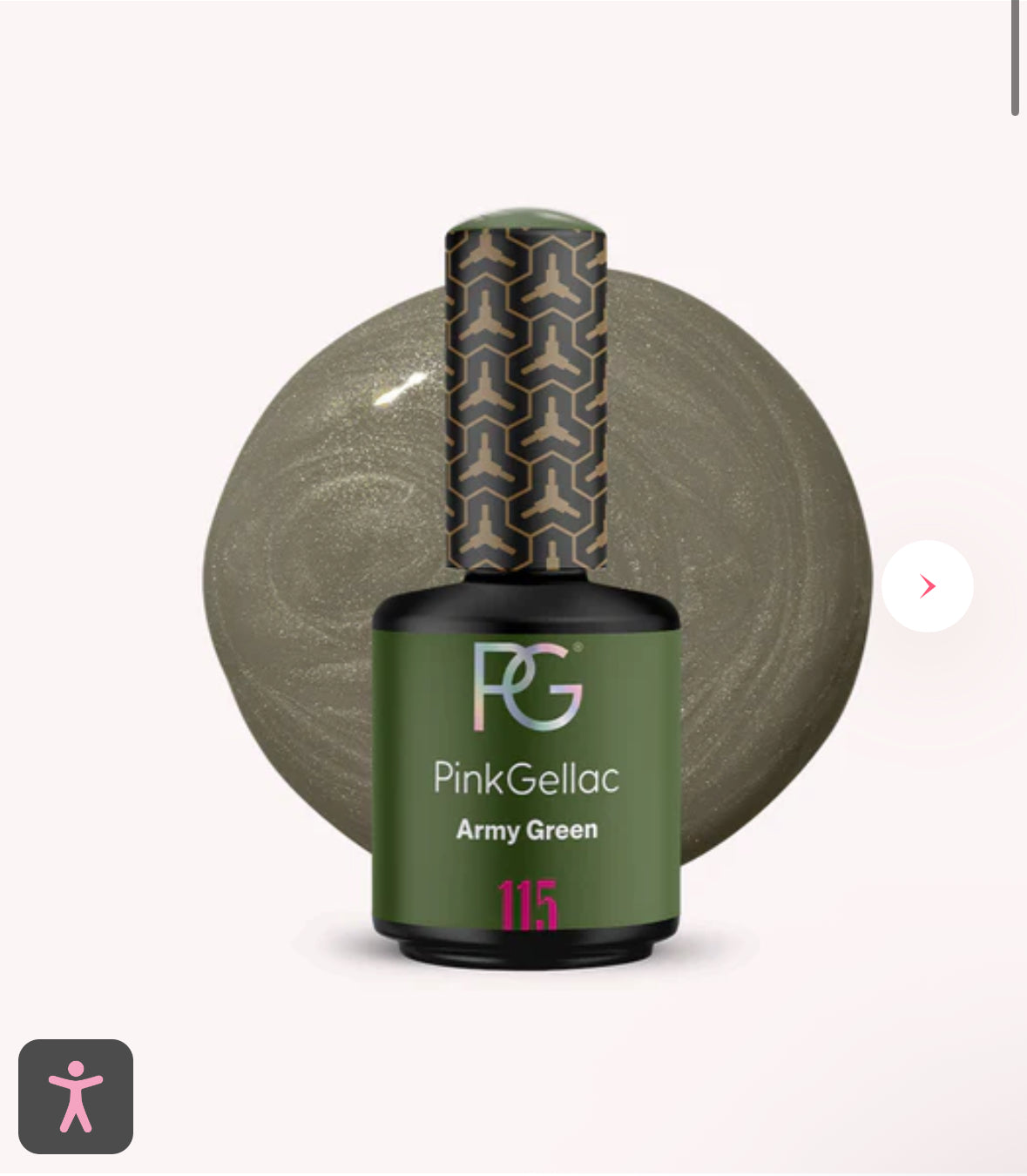 Pink Gellac Army Green - 115