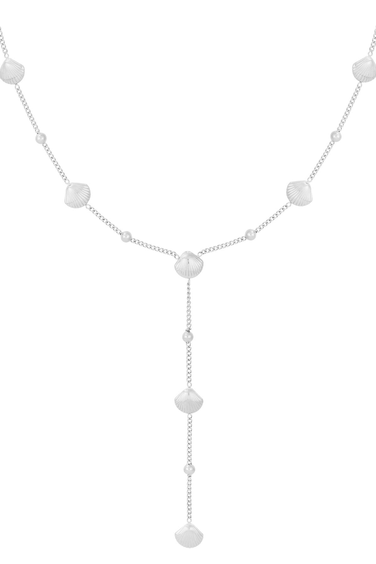 Seashell Necklace Silver