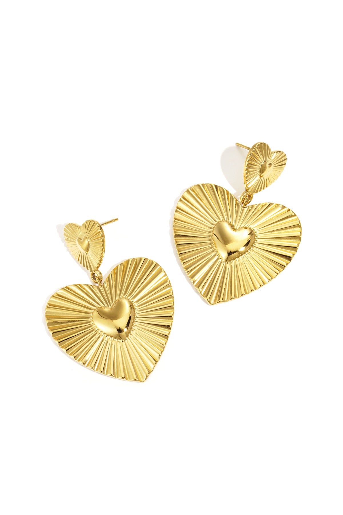 Double Heart Earrings